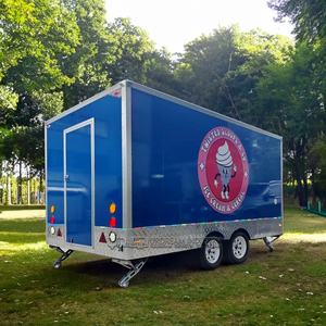 Chariot de vente de bonne qualité pour le café chariot de nourriture Hot Dog mobile <span class=keywords><strong>à</strong></span> vendre Hotdog de voiture sur roues kiosque camion rapide <span class=keywords><strong>à</strong></span> bas <span class=keywords><strong>prix</strong></span> - Product Image 3