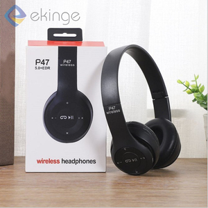 Ekinge Headphone P47 Gigi Biru, Penjualan Terlaris Hadiah Earphone Nirkabel Headphone Pengurang Kebisingan Aktif - Product Image 6