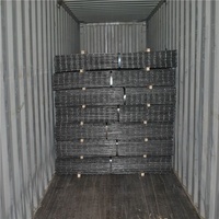 Clôture en acier galvanisé 1x1 1x2 3x3 2x4 4x4 5x5 4X8 4FT * 8FT 50X50mm 2X2inch 4mm Panneau de treillis métallique soudé galvanisé