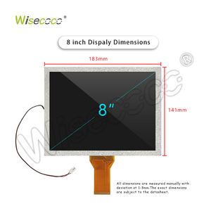 産業用8インチ角型TFT液晶スクリーンパネル 800x600解像度IPS液晶モジュールディスプレイ - Product Image 6