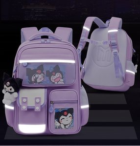 소녀를위한 귀여운 대용량 백팩 유치원 초등 어린이 배낭 사이드 포켓 어린이 학교 선물로 돌아 가기 - Product Image 4