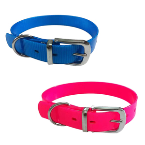 <span class=keywords><strong>Collar</strong></span> de entrenamiento para perros antimoho y sin olores compatible con ODM y OEM, correas recubiertas de TPU impermeables con hebilla de Metal, collares para mascotas a granel - Product Image 4