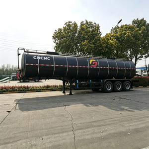 Semirremolque de Acero Inoxidable con Calefacción de 3 Ejes y 32000L para Asfalto y Betún con Aislamiento de Lana de Roca - Product Image 4