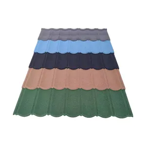 OEM Classic Style Colorful Stone Coated Roof Tiles High Quality Metal Stone Customized Roof Sheet