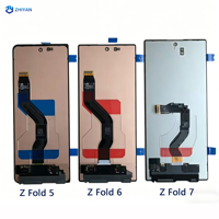 Vente directe d'usine, ultra haute définition pour Samsung Galaxy Z Fold 1 2 3 4 5 6 7, petit écran LCD TFT avec garantie d'un an