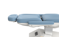 Table de massage électrique Parker-531 moderne, confortable et durable, en métal, avec 3 moteurs, pour salon de beauté, soins du visage et cils, idéale pour le salon.