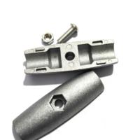 Connecteur de fixation en aluminium pour corde de terrain de jeu extérieur professionnel RealStar RS-C14, 16 mm, capacité 5 personnes, brut 220g