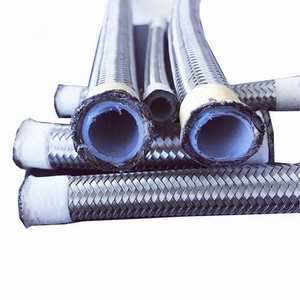 Tuyau <span class=keywords><strong>flexible</strong></span> en PTFE résistant à la corrosion, doublure en PTFE, tube d'huile <span class=keywords><strong>de</strong></span> transfert <span class=keywords><strong>de</strong></span> chaleur, tube en PTFE avec SUS 304 306 - Product Image 4