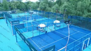 Padelwoker 2024 Cardio 120*120*3mm Galvanized Tube Padel Court Panoramic Paddle Court Sports Equipment With Roof