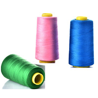 Benang Jahit Poliester Bordir Benang Spun Tenacity Tinggi 40/2 2000 yard, Dicelup, Grosir