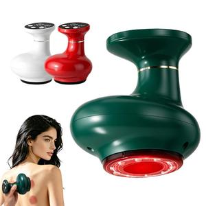 Nouvel appareil de massage Gua Sha rechargeable 0728, 3 modes, 6 réglages de chaleur, 10 niveaux de succion pour la récupération musculaire et le fitness - Product Image 4