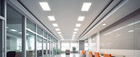 Panneau lumineux LED plat 2x4 pieds, 5 températures de couleur réglables, indice de protection IP44, certifié ETL DLC5.1, panneaux lumineux à intensité variable pour bureau, magasin, hôpital