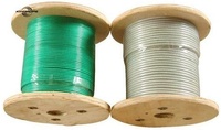Câble en acier galvanisé recouvert de PVC 6x12+7FC 6x7+FC 7x7, câble en acier flexible pour la mise en gré général