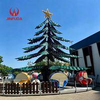 Grand manège de Noël extérieur rotatif pour parc à thème, carrousel de Noël tournant pour centre commercial, attraction de manège