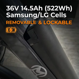 Bicicleta Eléctrica para Adultos con Ruedas de 26 Pulgadas, Motor de 250W sin Escobillas en la Rueda Trasera, Frenos Hidráulicos, Batería Extraíble de Largo Alcance, Bicicleta Deportiva Eléctrica para Ciudad y Carretera - Product Image 6