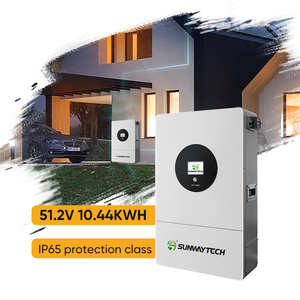 Best 51.2kWh 51.2V 5000W Home Battery Storage <strong>System</strong> Wall-Mounted <strong>Backup</strong> Power Station Off-Grid Solar Panel <strong>System</strong> - Product Image 1