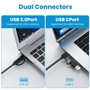 Lector de tarjetas multifunción tipo C USB 3,0 SD TF, lector de tarjetas de memoria MicroSD, escritor para cámara, teléfono, portátil - Product Image 3