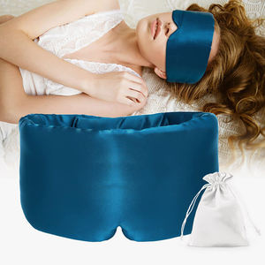 New Design Natural <b>Sleeping</b> <b>Eye</b> Silk Sleep <b>Mask</b> Comfortable Travel Silk Sleep Blindfold <b>Eye</b> <b>Mask</b> - Product Image 1