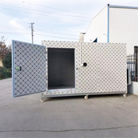 Remorque Réfrigérée Mobile Congélateur Chambre Froide Extérieure Portative Unité de Stockage