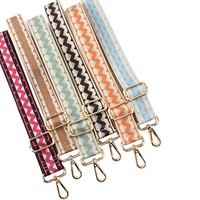 Nouvelle Sangle de Remplacement Classique en Tissu pour Sac à Main, Bandoulière Large Réglable, Accessoires de Sangle 38mm, Sangle d'Épaule Ondulée Colorée