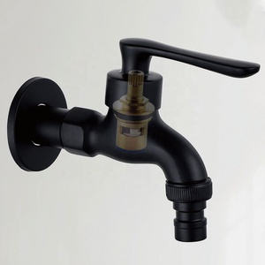 Robinet de <span class=keywords><strong>jardin</strong></span> en laiton noir 1/2 3/4 pour salle de bain, fourni par l'usine - Product Image 4