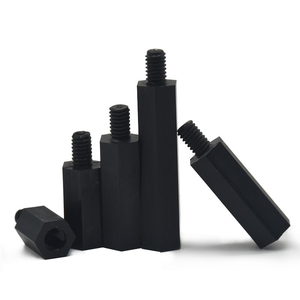 Pengait Plastik Hexagonal Hitam Nylon ABS Tebal Metrik, Sekrup Penyangga, dan Pengikat Lainnya, Grosir Langsung dari Pabrik - Product Image 3