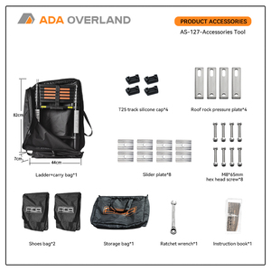 เต็นท์หลังคารถยนต์ ADA OVERLAND แบบเปิดด้านข้าง วัสดุ ABS กันน้ำ เต็นท์หลังคาแข็งสำหรับฤดูร้อน - Product Image 3