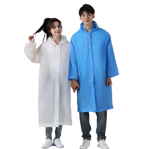 Manteau <span class=keywords><strong>de</strong></span> <span class=keywords><strong>pluie</strong></span> biodégradable réutilisable <span class=keywords><strong>de</strong></span> haute qualité en gros <span class=keywords><strong>veste</strong></span> imperméable Eva transparent - Product Image 6