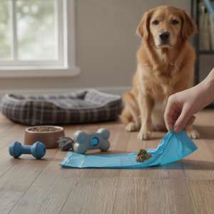 Sacchetti Biodegradabili per Escrementi di Cane Yommy 32x22cm, Sacchetti Extra Spessi Impermeabili per lo Smaltimento dei Rifiuti degli Animali Domestici - Product Image 6