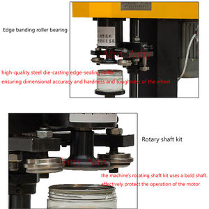 Máquina de sellado de latas Máquina de envasado de latas de aperitivos de alimentos pequeños Adecuada para sellar una variedad de máquinas taponadoras de latas redondas - Product Image 6