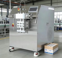 Agitateur homogénéisateur industriel haute pression en acier inoxydable SUS304 grande capacité 220V pour lait, jus et boissons laitières