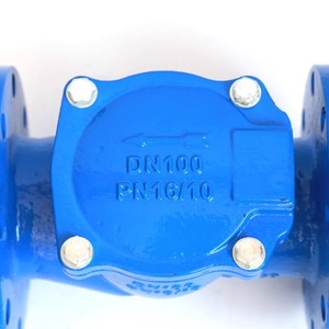 Cao su Flap <span class=keywords><strong>Swing</strong></span> loại hướng dẫn sử dụng không trở lại kiểm tra van dễ uốn gang Mặt Bích PN16 ISO9001 chứng nhận cho hệ thống nước - Product Image 3