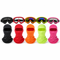 Masque cagoule tactique anti-UV pour moto, VTT, motocross, randonnée, avec protection solaire et monture PC