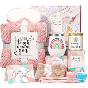 Set de Regalo de Lujo para Mujer 2023: Vela Aromática, Vaso, Manta y Bombas de Baño para un Spa Relajante y Cuidado Personal (Ideal para Regalar en Momentos de Recuperación) - Product Image 1