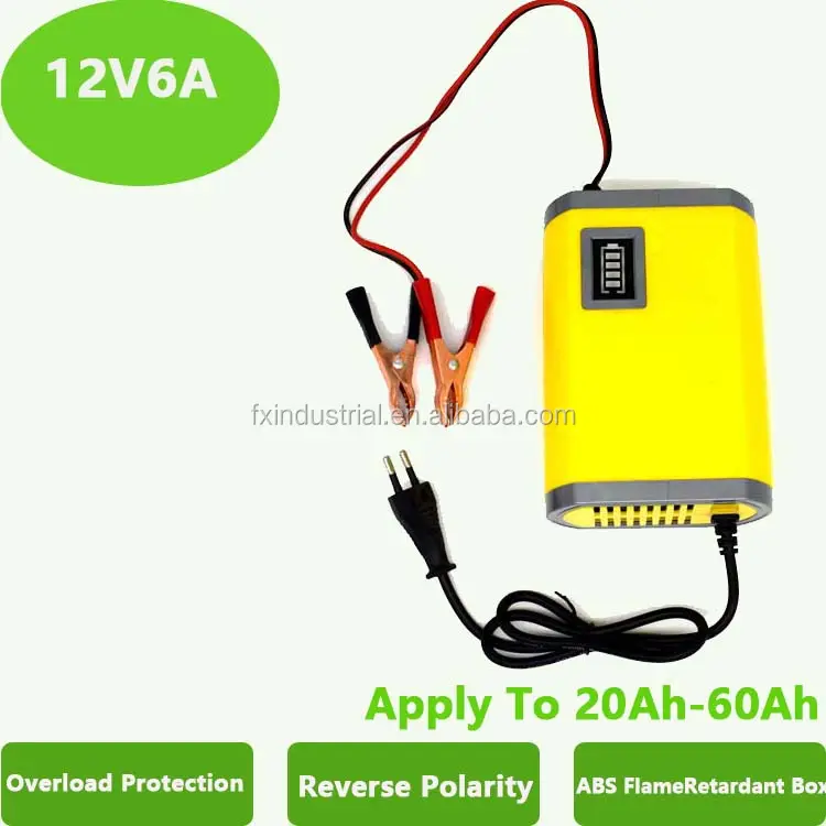 12V6A Xe Lăn Sạc Pin Axít Chì