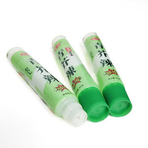 Tubo de aluminio y plástico de grado alimenticio de 23,5mm de diámetro hecho en fábrica para dulces de miel de mostaza con tapas de rosca Tubos de plástico - Product Image 2