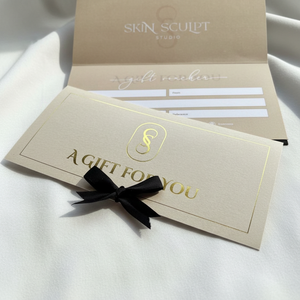 Cartes-cadeaux élégantes personnalisées avec estampage à chaud en feuille d'or, bons de réduction en papier de luxe avec ruban pour studio de bien-être et salon de spa - Product Image 4