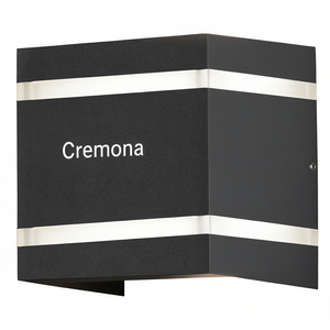 Lámpara de Pared para Exteriores Konstsmide Cremona, 3000K, Aluminio, Resistente a la Intemperie, Iluminación LED - Product Image 1