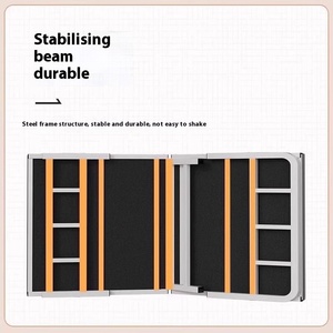 Moderno portatile 1.2 metri singolo doppio letto pieghevole in ferro metallo Design semplice per il piccolo adulto piatto duro pranzo per la famiglia - Product Image 3