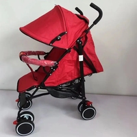 Poussette bébé 3-en-1 de haute qualité, légère et au design simple, disponible en différentes couleurs, prix d'usine