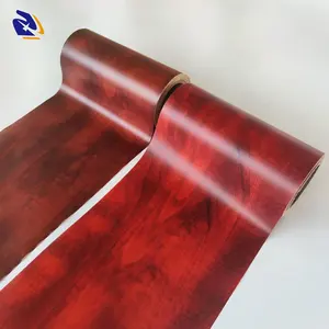 Nieuwe Moderne Chinese Stijl Houtnerf Pvc Meubelen Decor Verpakking Film Keuken Laminaat Vellen Voor Kasten Decoratieve Films