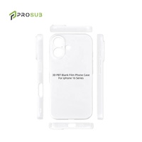 Impression personnalisée Prosub Film PBT 3D pour iPhone 16 Étui de téléphone par sublimation Haute protection Antichoc Housse de téléphone portable