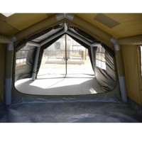 Tente de fête gonflable MT-C020, imperméable, portable, pour toutes les saisons, utilisation en extérieur, 6,3 m², une chambre, un salon, 8-12 personnes