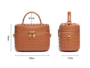 El nuevo y popular bolso cuadrado pequeño, fiambrera tejida a mano, bolso de mujer, bolso de mano, bandolera, bolso de maquillaje para teléfono móvil - Product Image 3