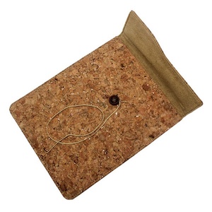 Boshiho Eco Friendly Pad Holder Customized Cork <b>Laptop</b> <b>Sleeve</b> Vegan Cork Pad Bag for Women - Product Image 3