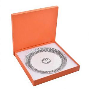 Ensemble de vaisselle en céramique écologique, vaisselle de luxe moderne pour cadeaux, assiette double pour cuisine occidentale, repas de steak - Product Image 1