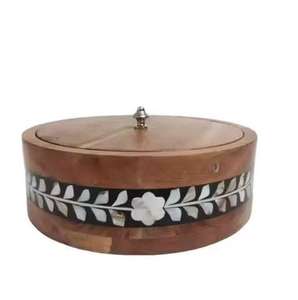 Casserole en acier inoxydable doré faite à la main avec couvercle en bois métal élégant et durable pour garder la maison au chaud pour une utilisation en cuisine - Product Image 6