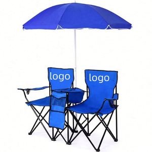 Chaise de plage pliable haut de gamme avec double protection solaire convertible pour une protection ultime contre le soleil et une relaxation optimale - Promotion - Product Image 1