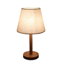 Lampe de table moderne nordique classique en béton de gypse avec abat-jour ovale en métal DC Power Télécommande pour lampe de lecture de chambre à coucher