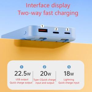 Không dây sạc từ tính kho báu hai chiều sạc nhanh siêu mỏng nhỏ gọn di động trở lại clip điện thoại di động - Product Image 6